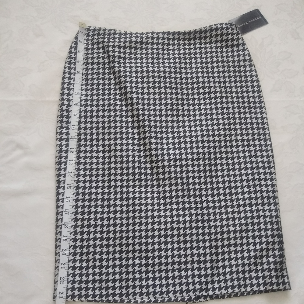 New 🎀 Ralph Lauren black label luxury silk Plaid houndstooth check gingham - Picture 5 of 5